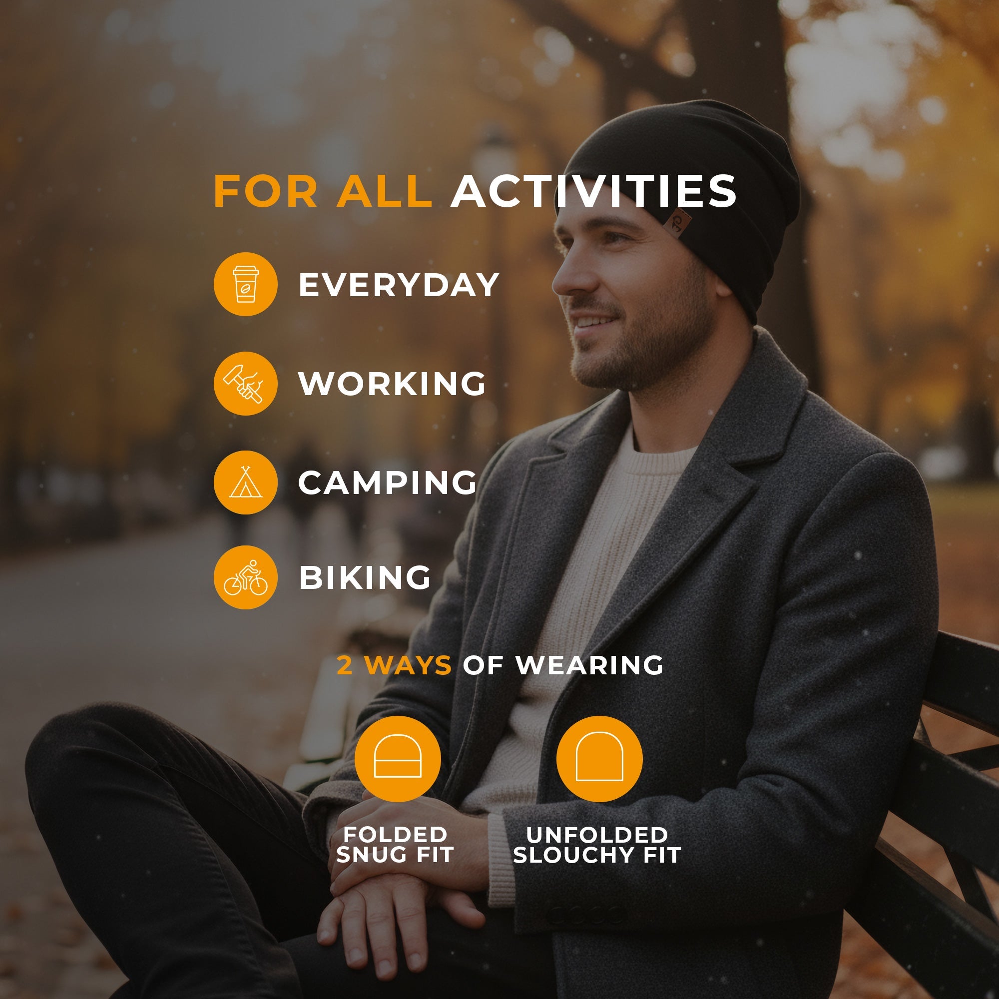 Men's Merino Beanie Yellow