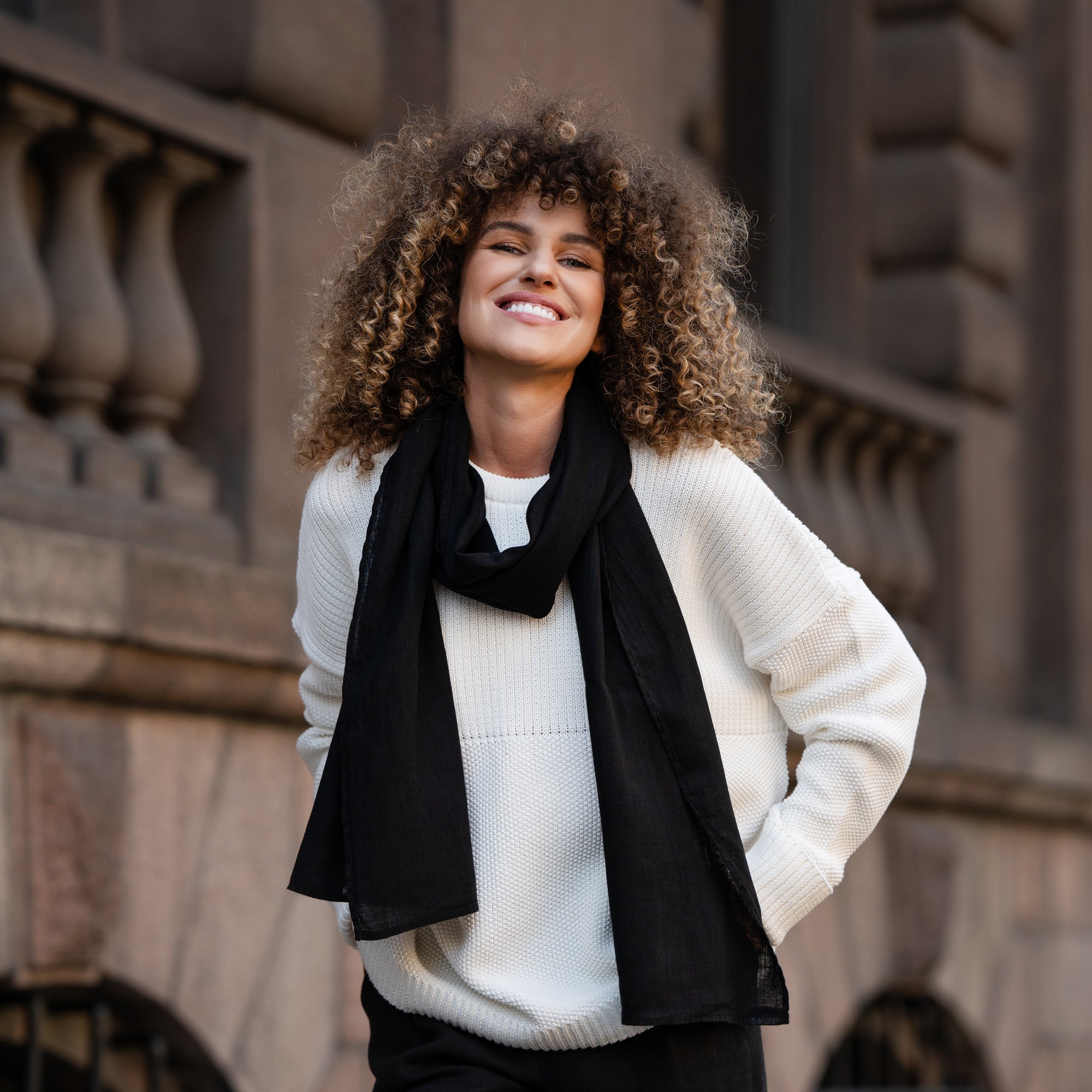 Unisex European Linen Scarf