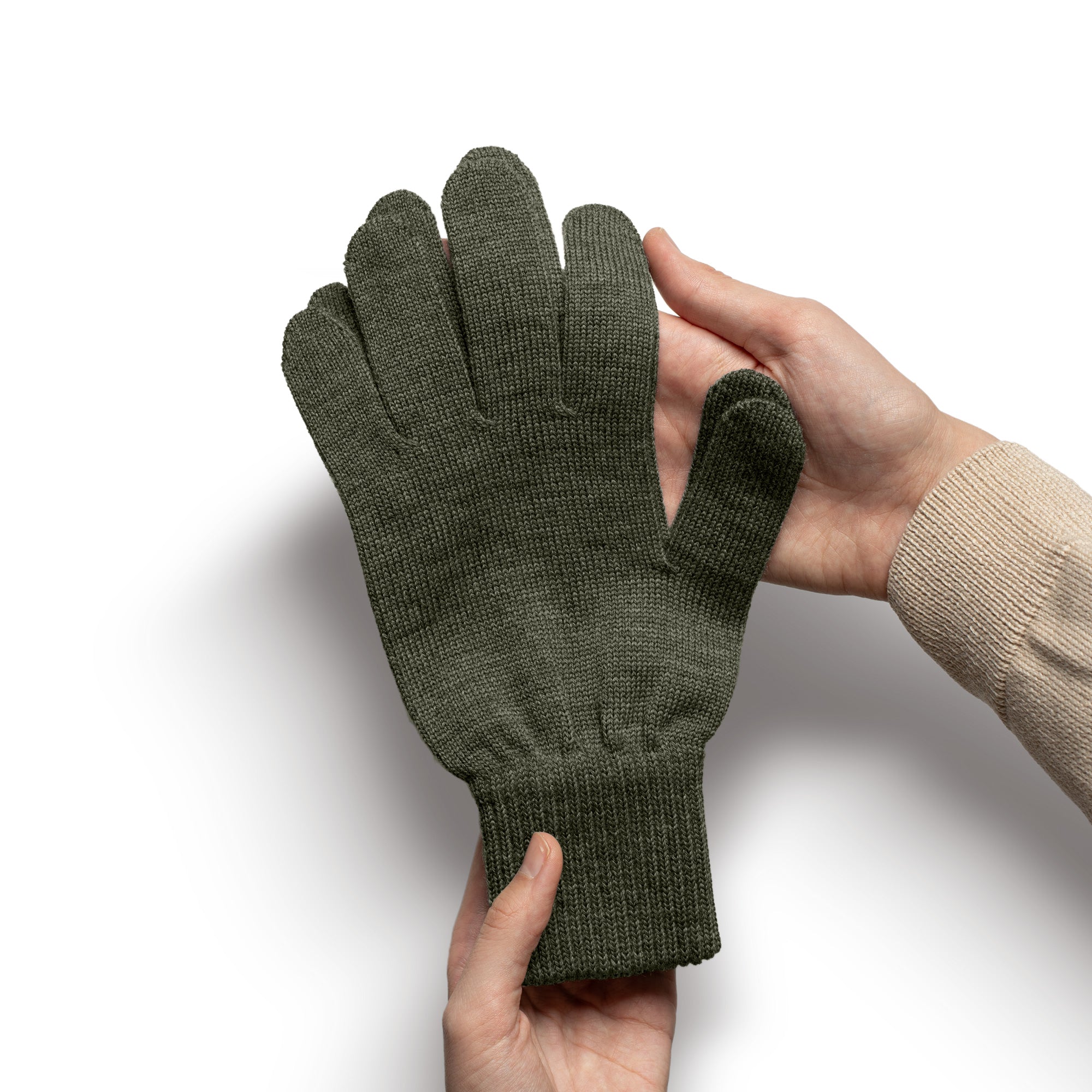Men's Knit Gloves Merino