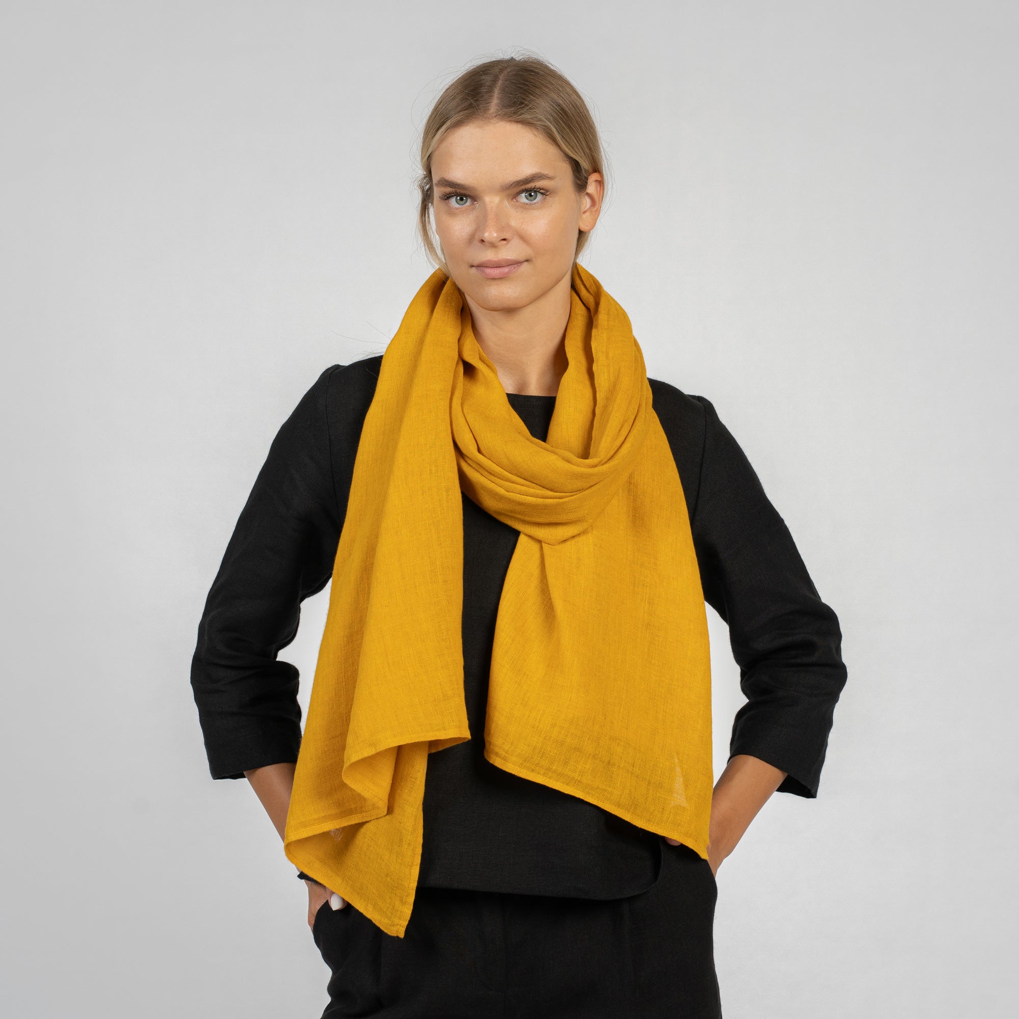 Unisex European Linen Scarf