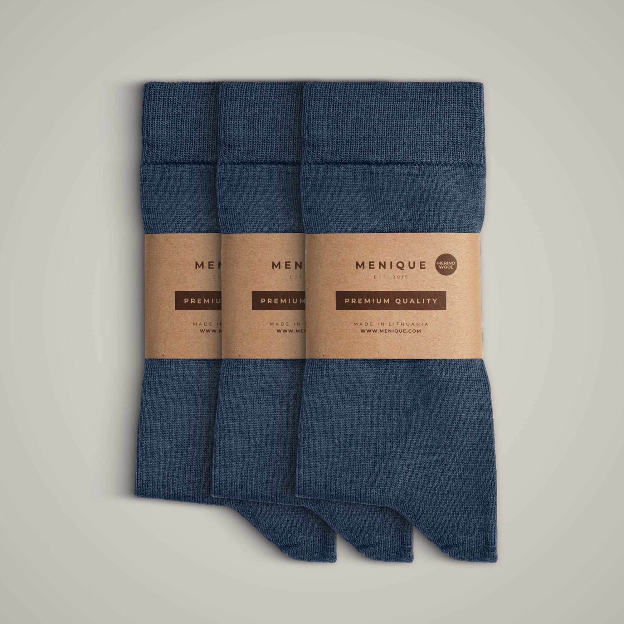 Men’s Merino Crew Socks 3-Pack