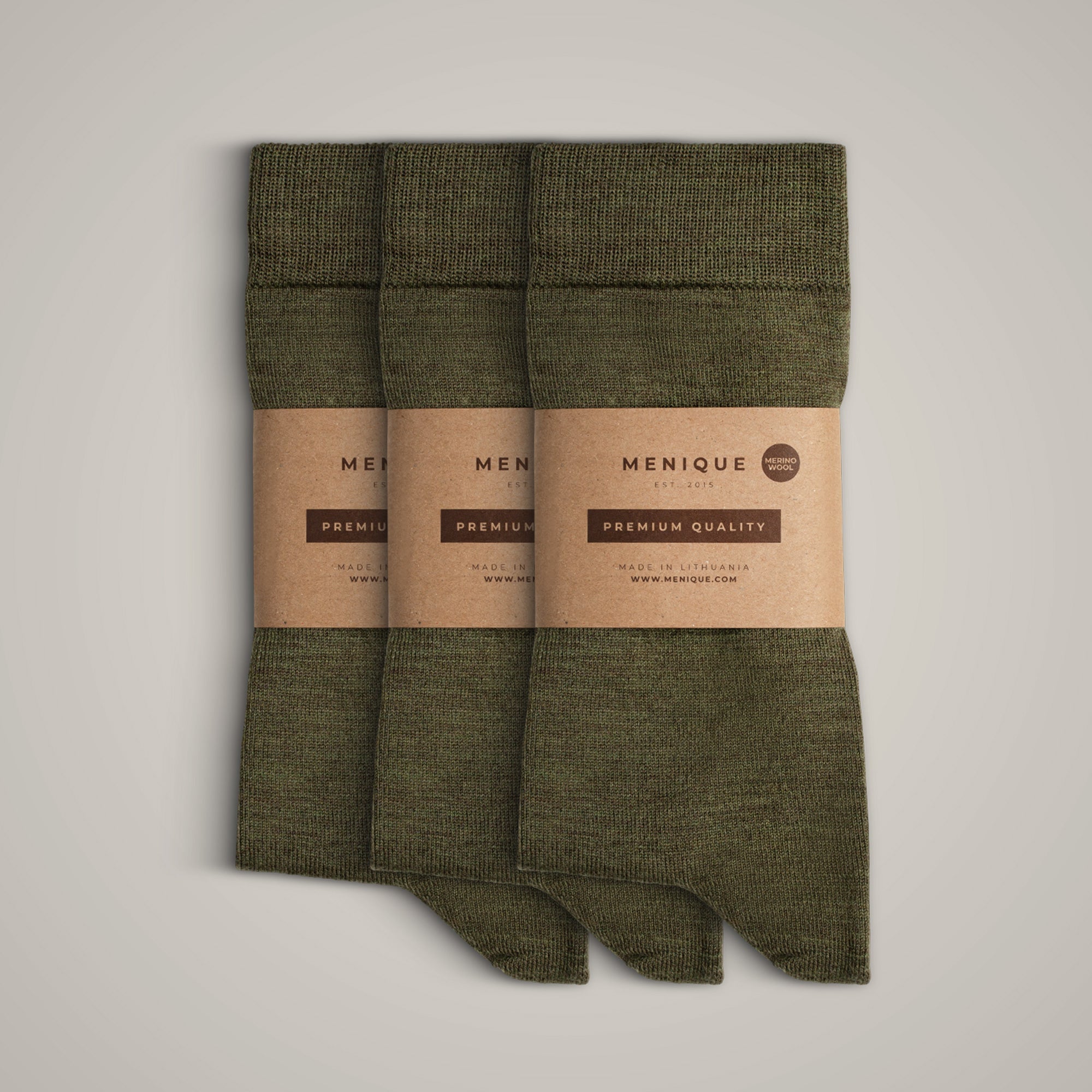 Men’s Merino Crew Socks 3-Pack