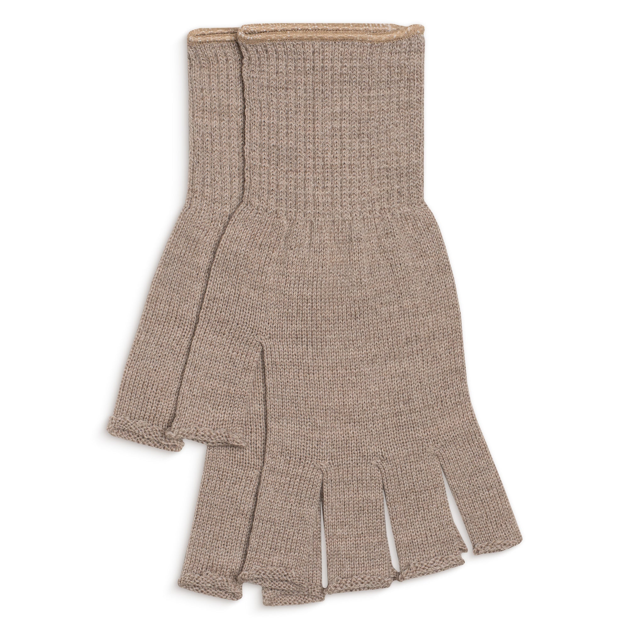 Merino Liner Fingerless Gloves for Women