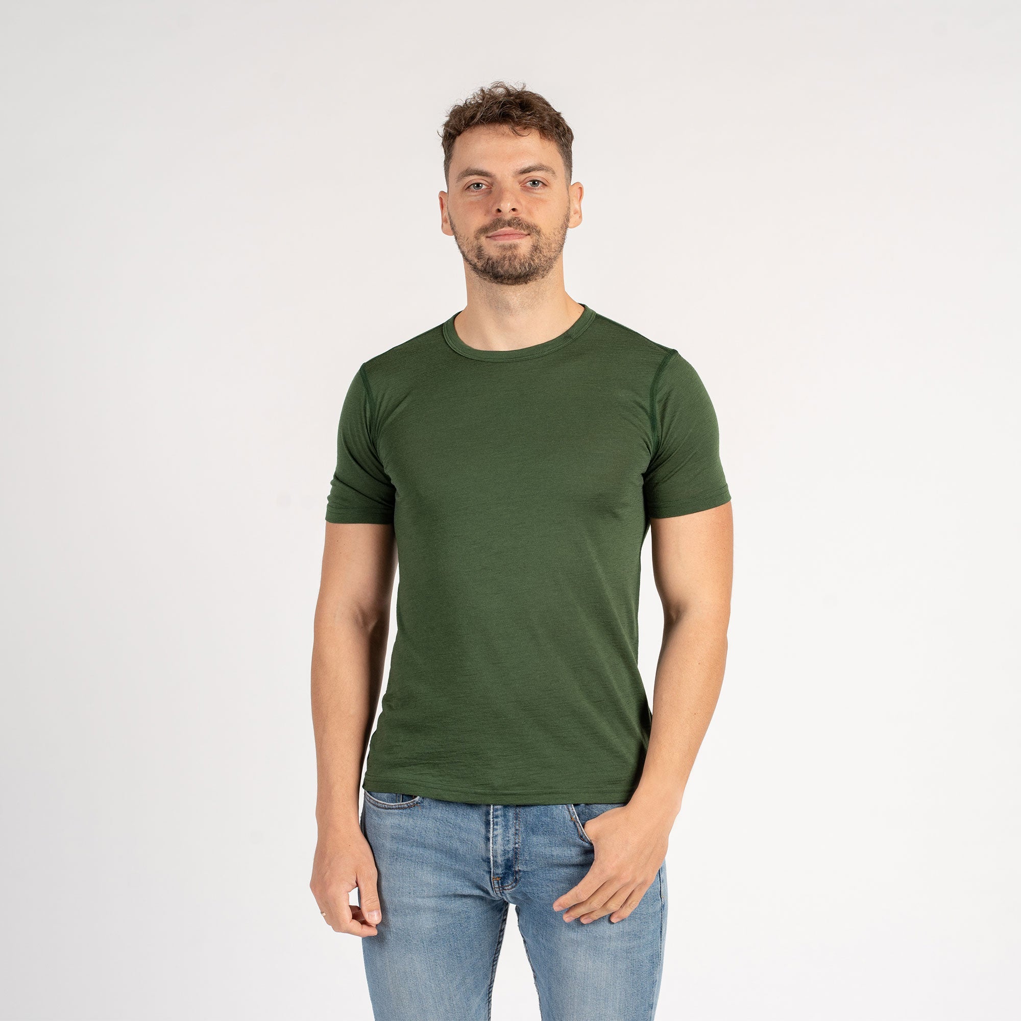 Slim Fit Men’s Merino Short Sleeve T-Shirt