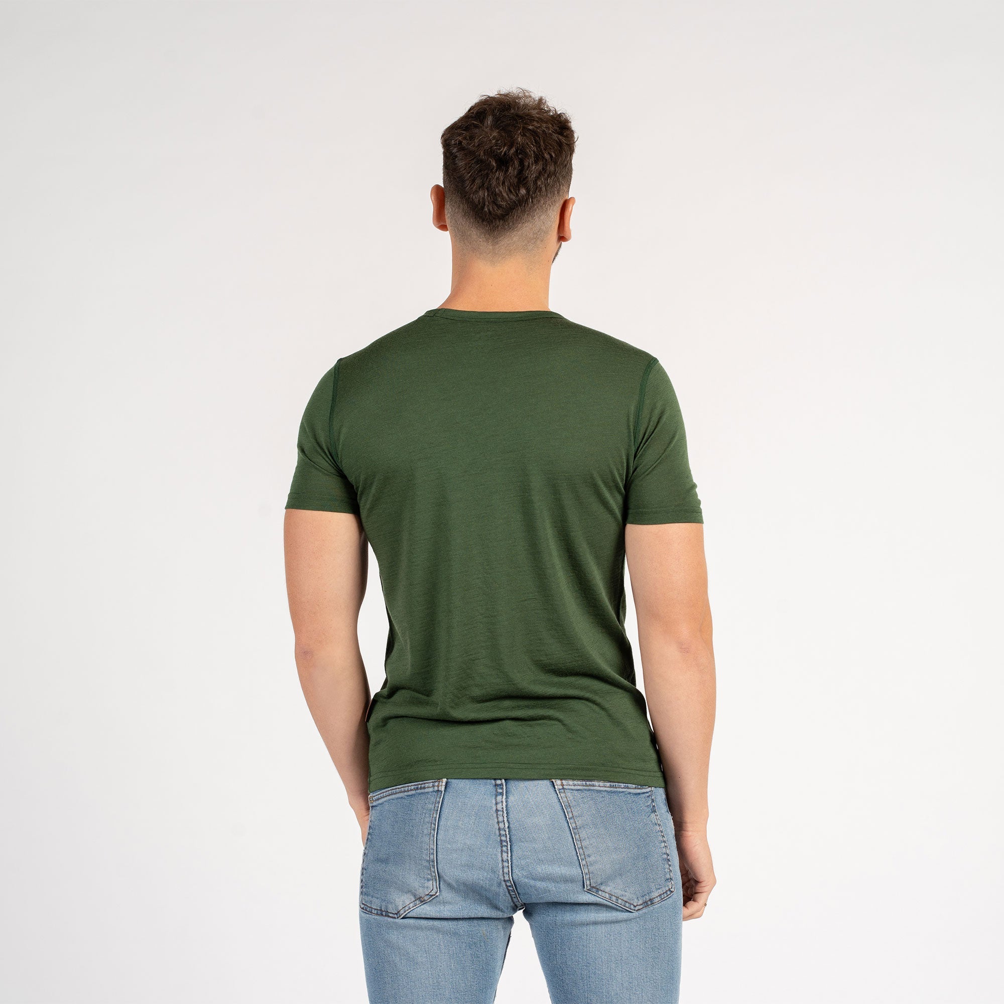 Slim Fit Men’s Merino Short Sleeve T-Shirt