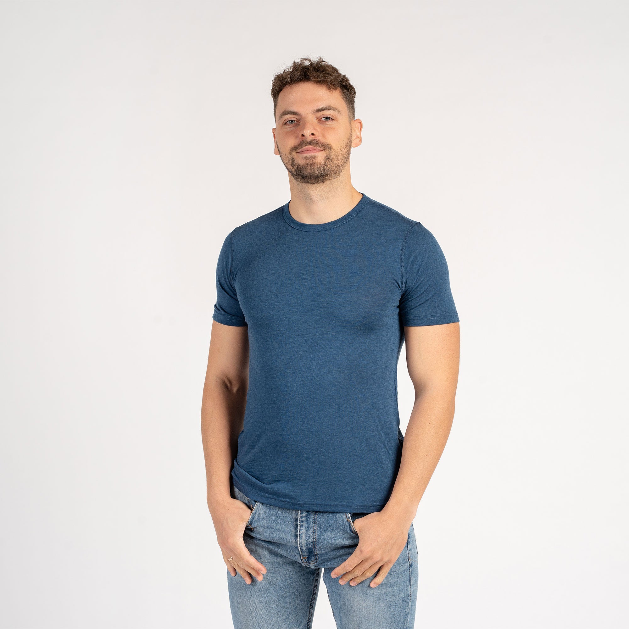Slim Fit Men’s Merino Short Sleeve T-Shirt
