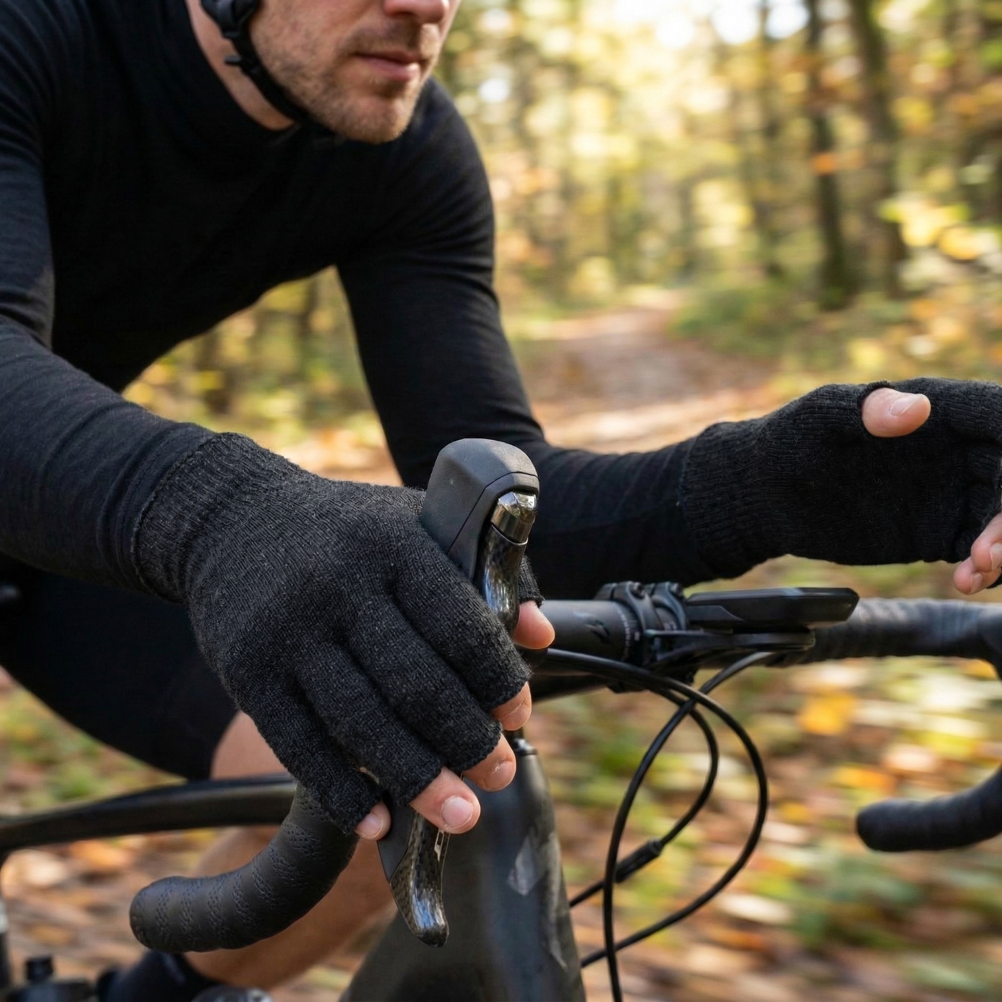 Merino Fingerless Gloves for Men