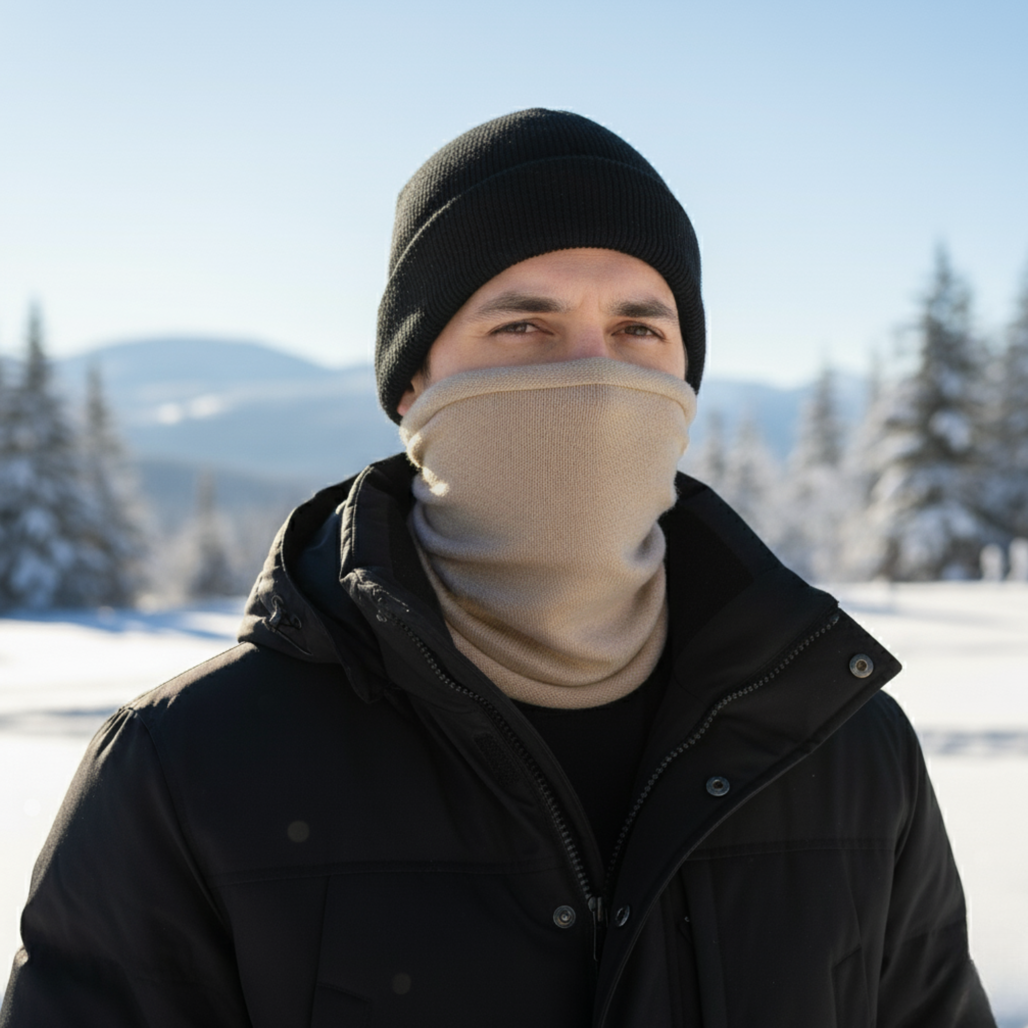 Men's Knit Snood Neck Gaiter