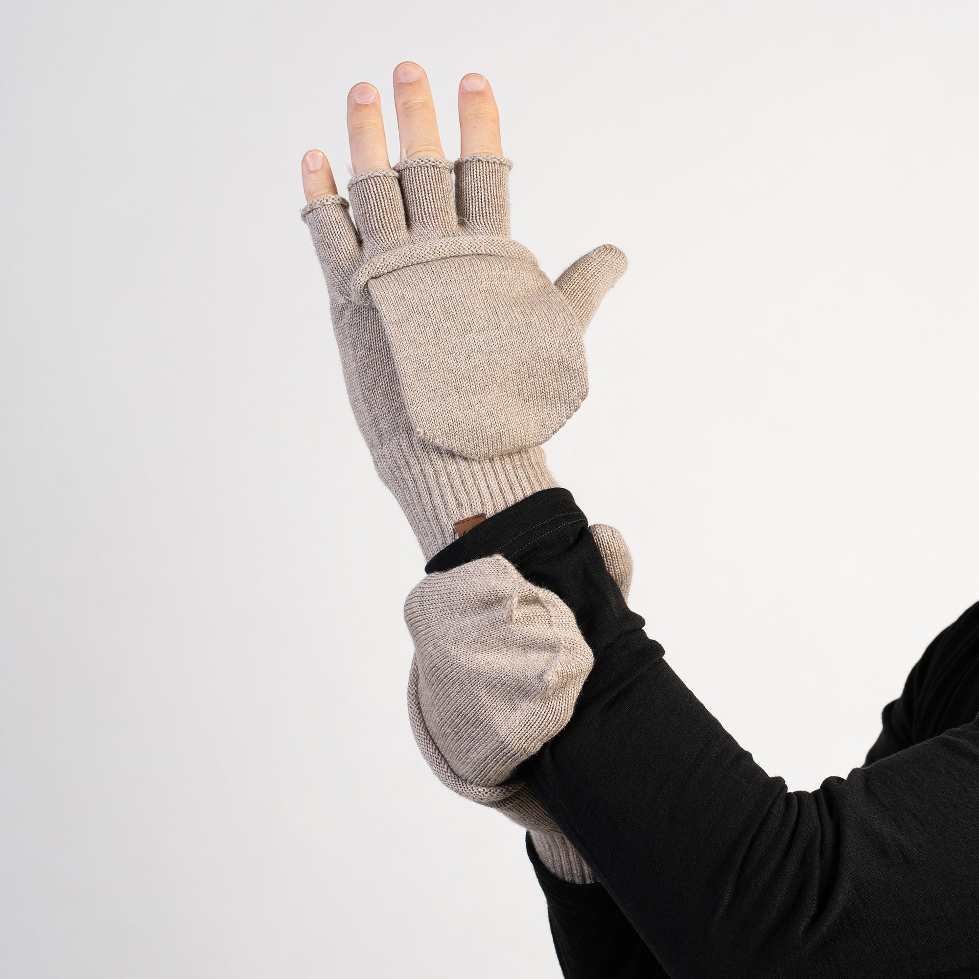 Men's Merino Convertible Gloves & Beanie 2-Piece