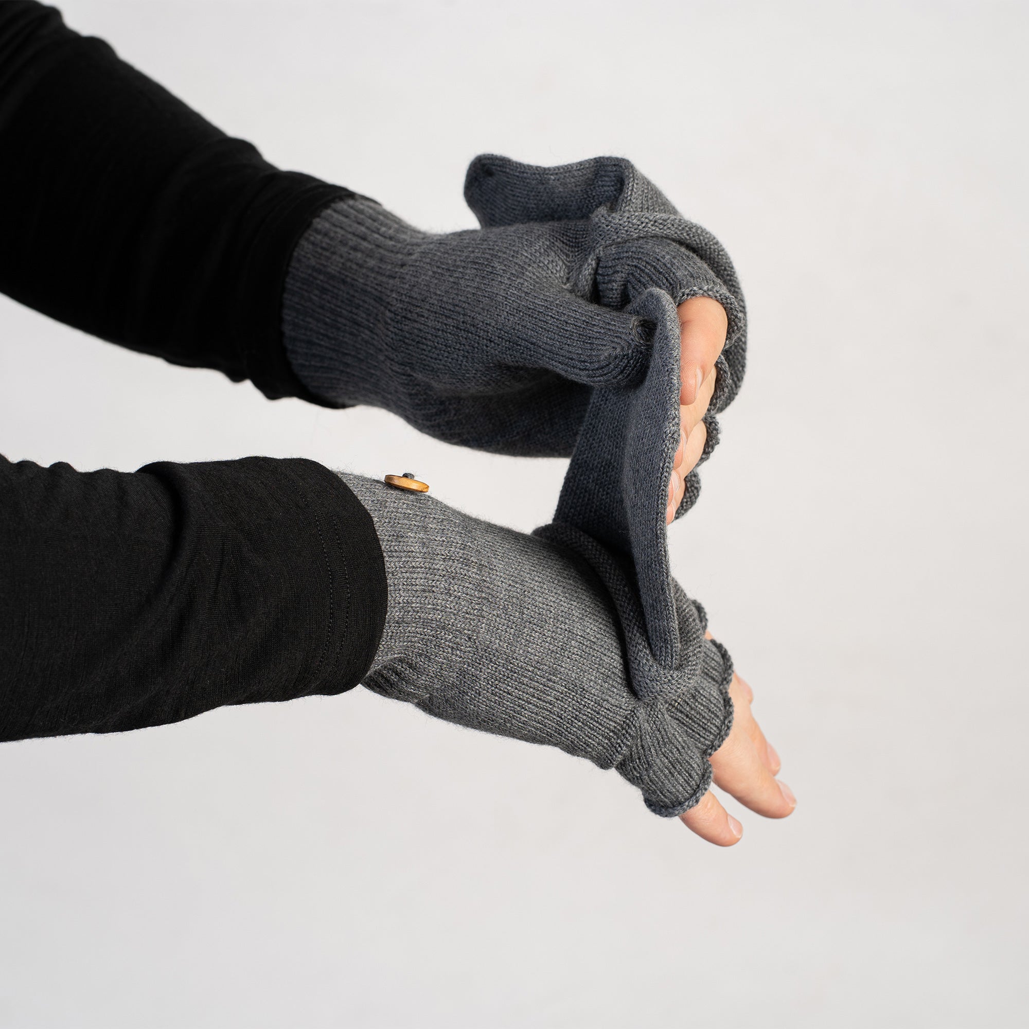 Men's Merino Convertible Gloves & Beanie 2-Piece