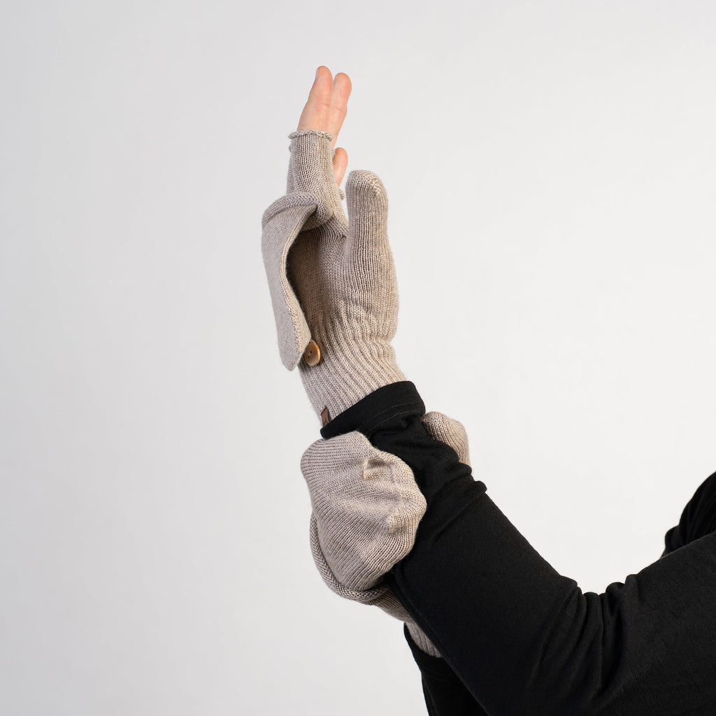 Men's Merino Convertible Gloves & Beanie 2-Piece