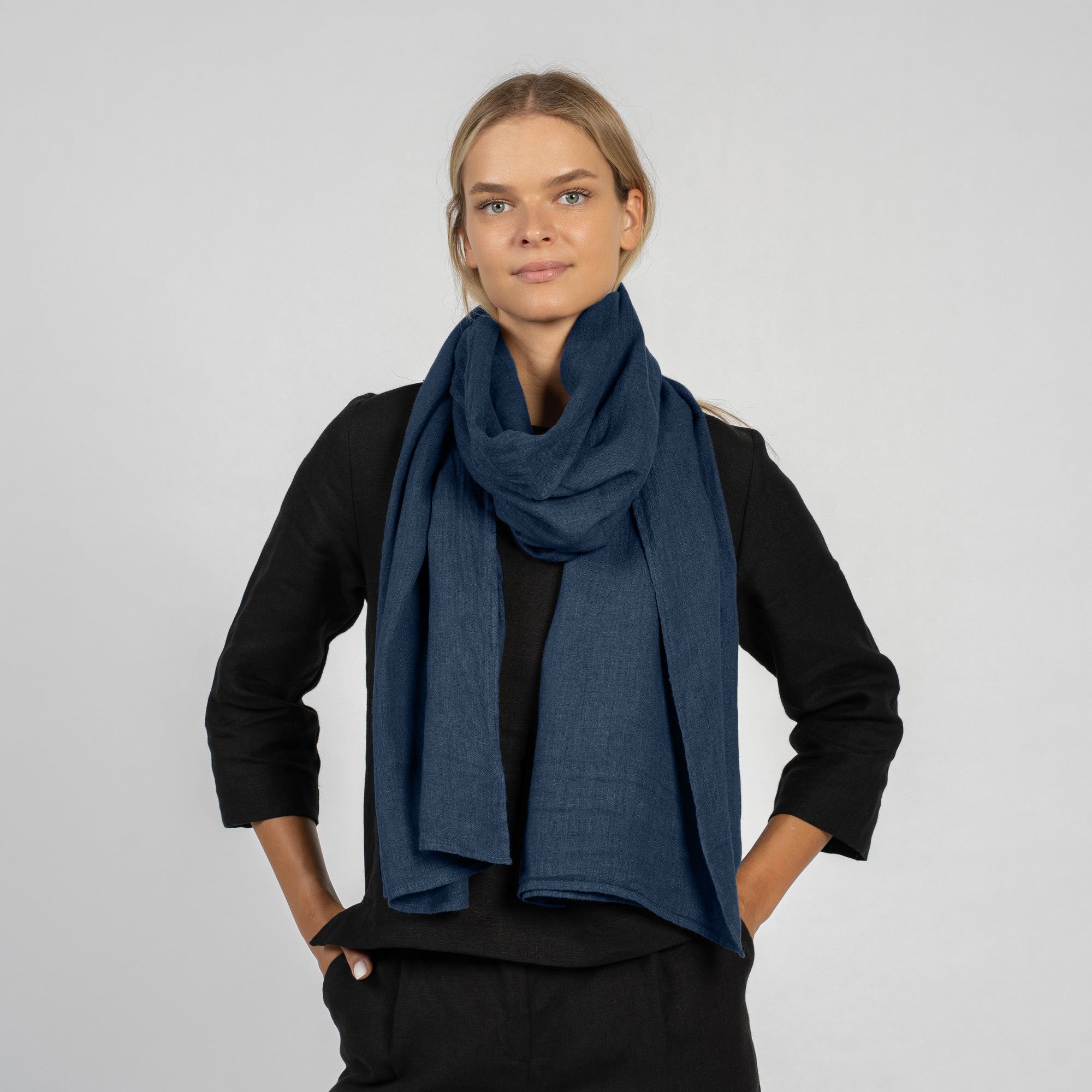 Unisex European Linen Scarf