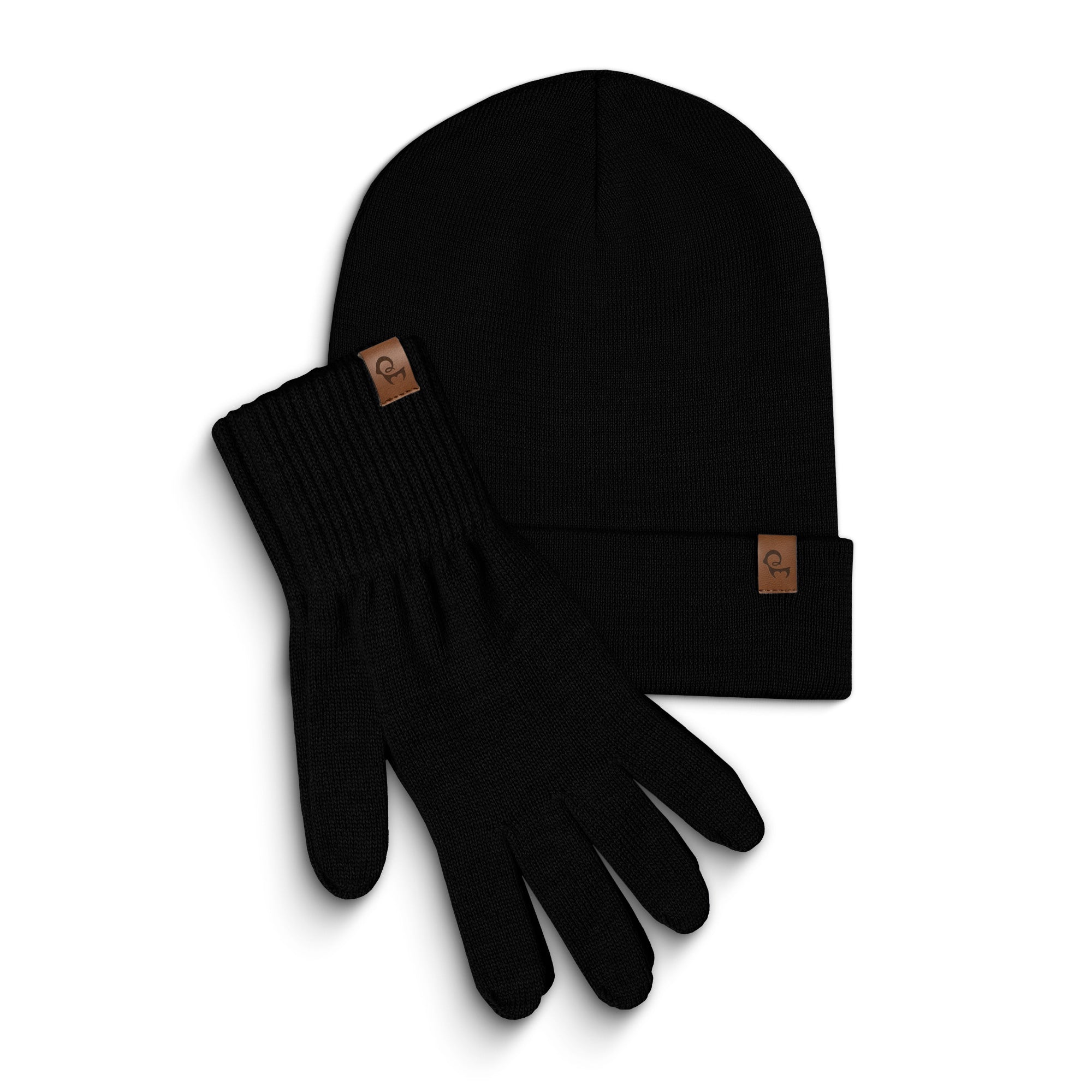 Men's Knit Beanie & Gloves 2-Piece