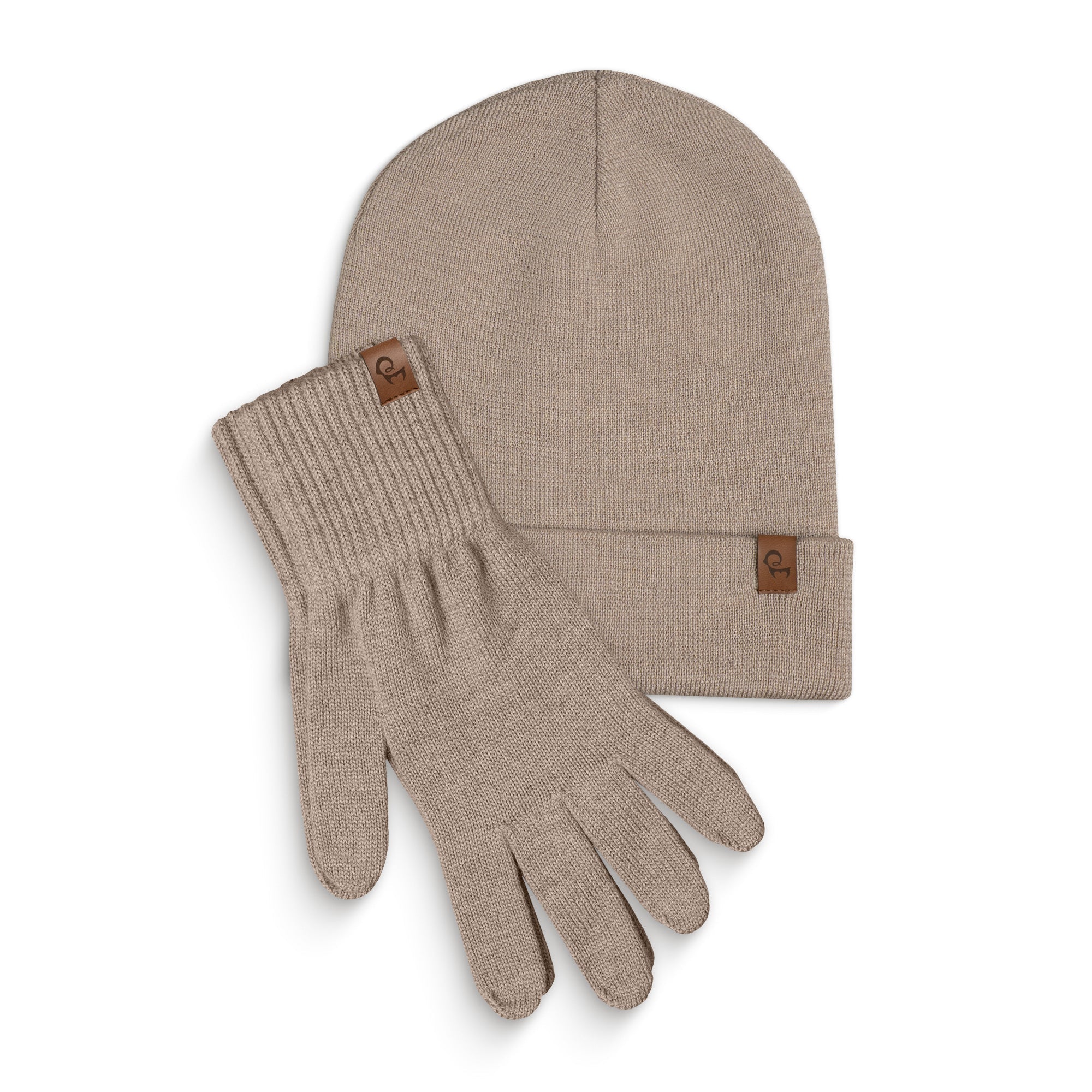Men's Knit Beanie & Gloves 2-Piece