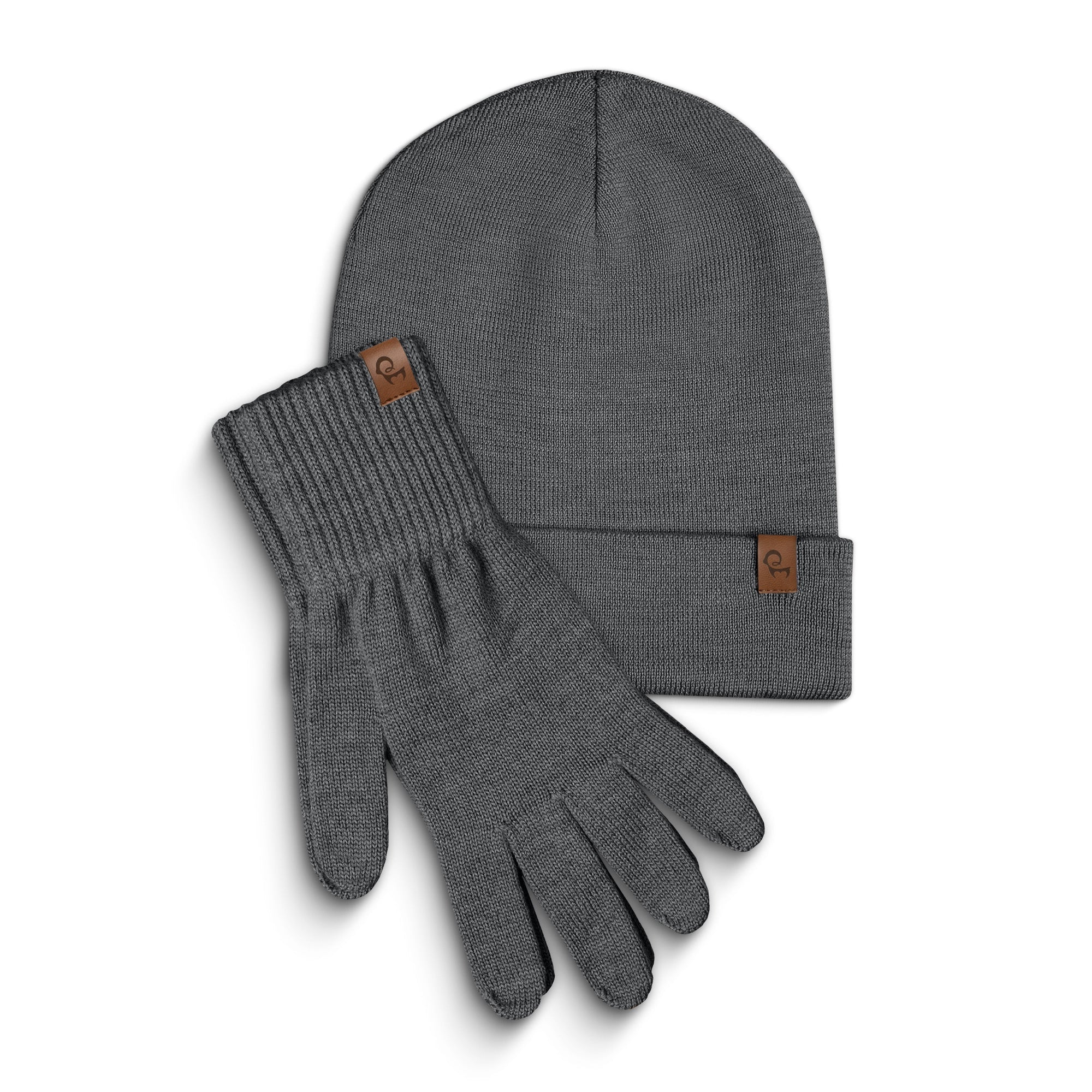 Men's Knit Beanie & Gloves 2-Piece