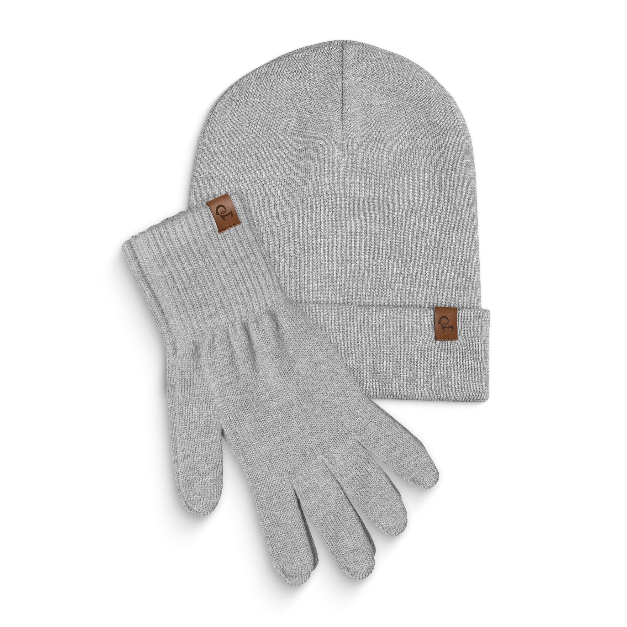 Men's Knit Beanie & Gloves 2-Piece