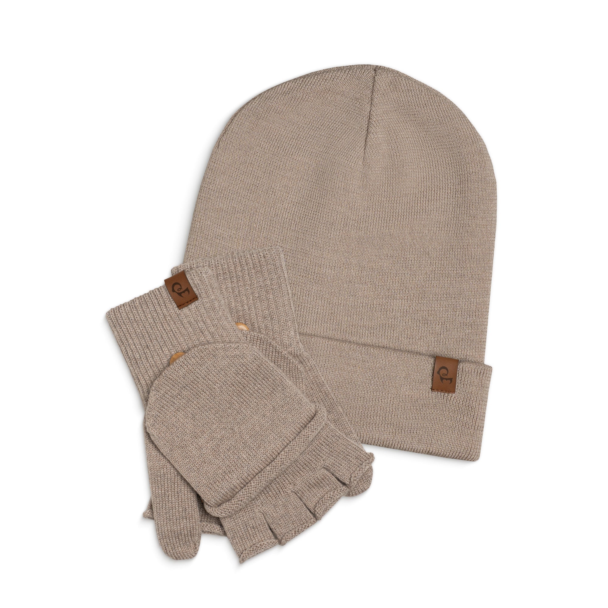 Men's Merino Convertible Gloves & Beanie 2-Piece
