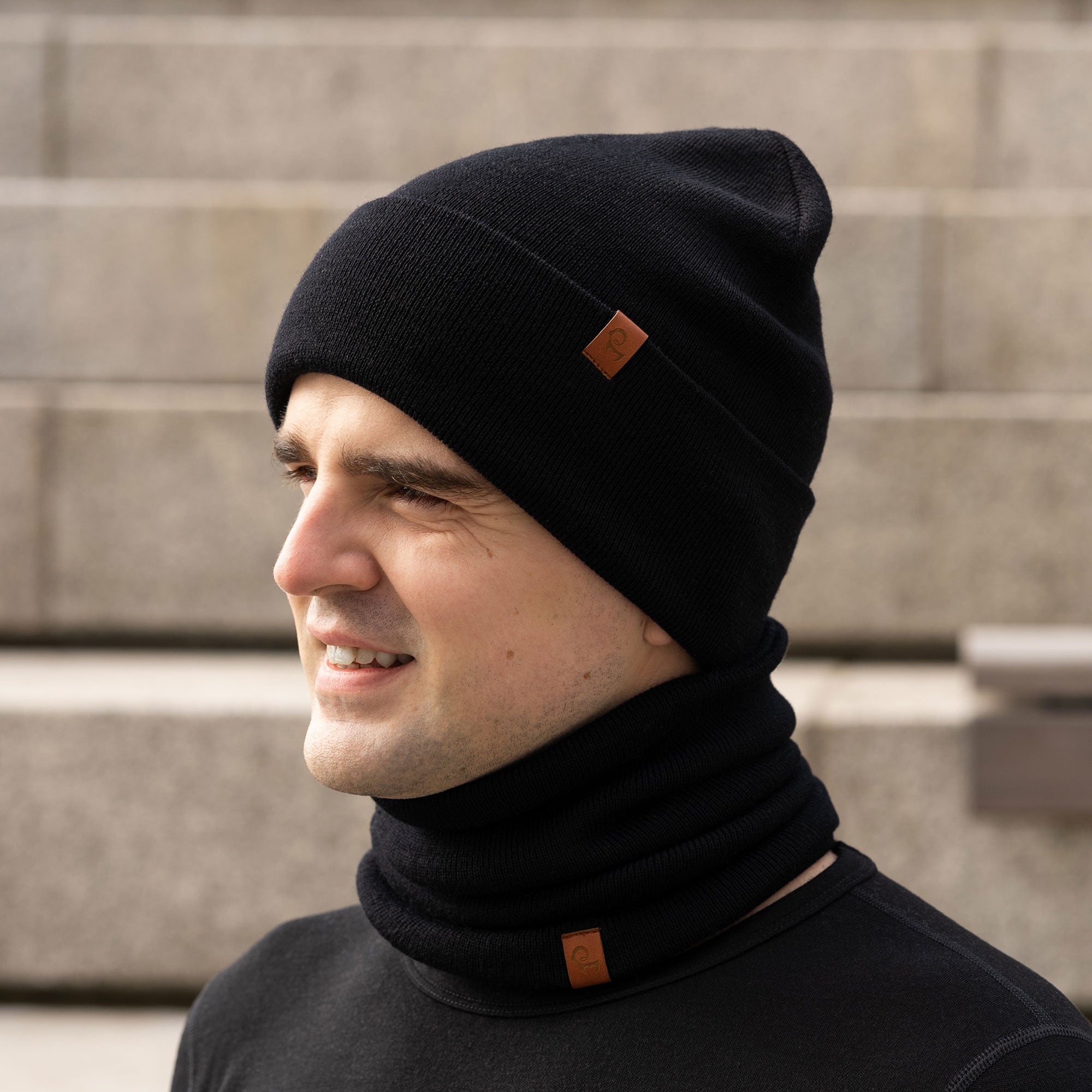 Men's Knit Beanie Merino